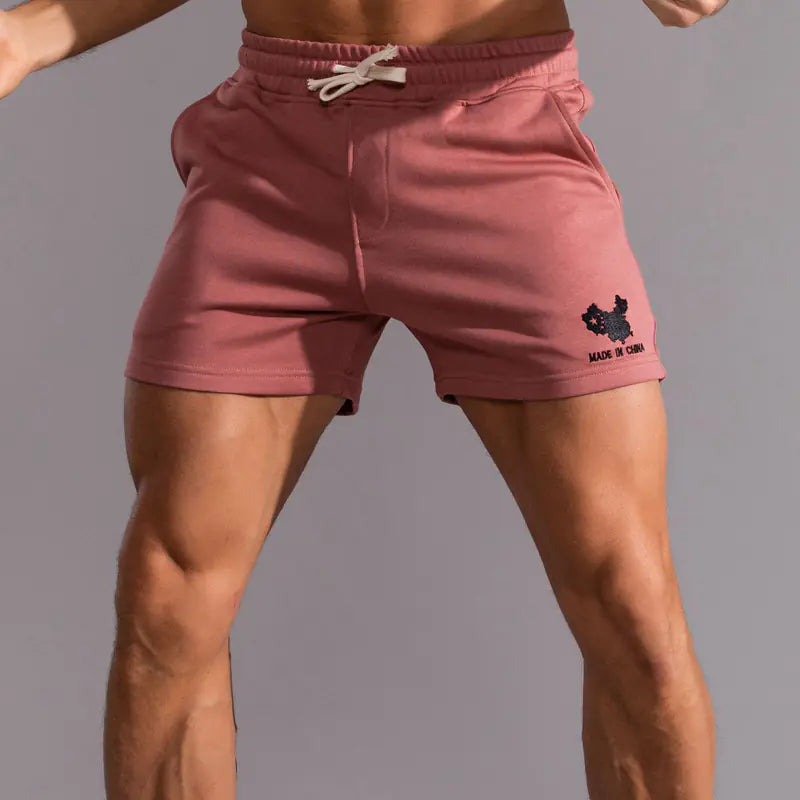Men's Cotton Sports Shorts - Trendy Running Gym Shorts