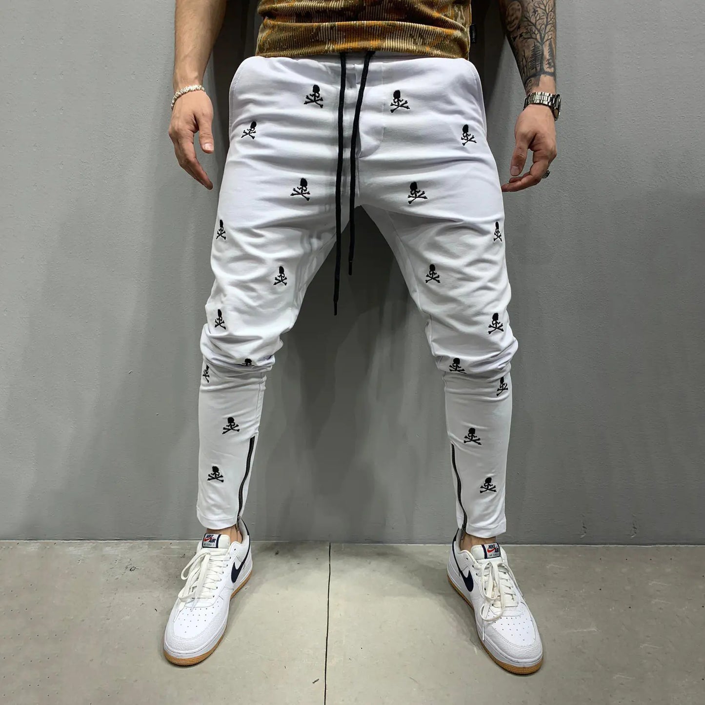 Men's Fitness Sweatpants in Hip Hop Color Design