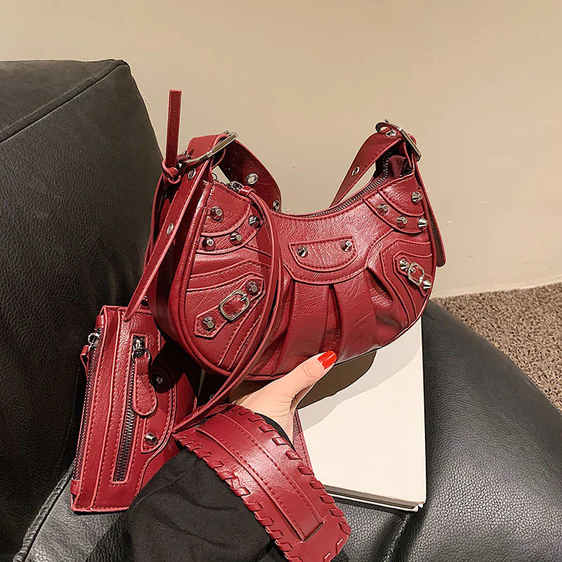 Rivet Locomotive Shoulder Bag