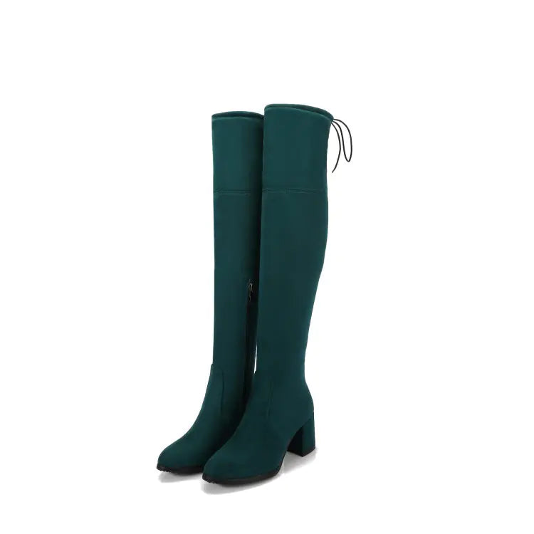 Winter High-Heeled Over-the-Knee Women's Boots