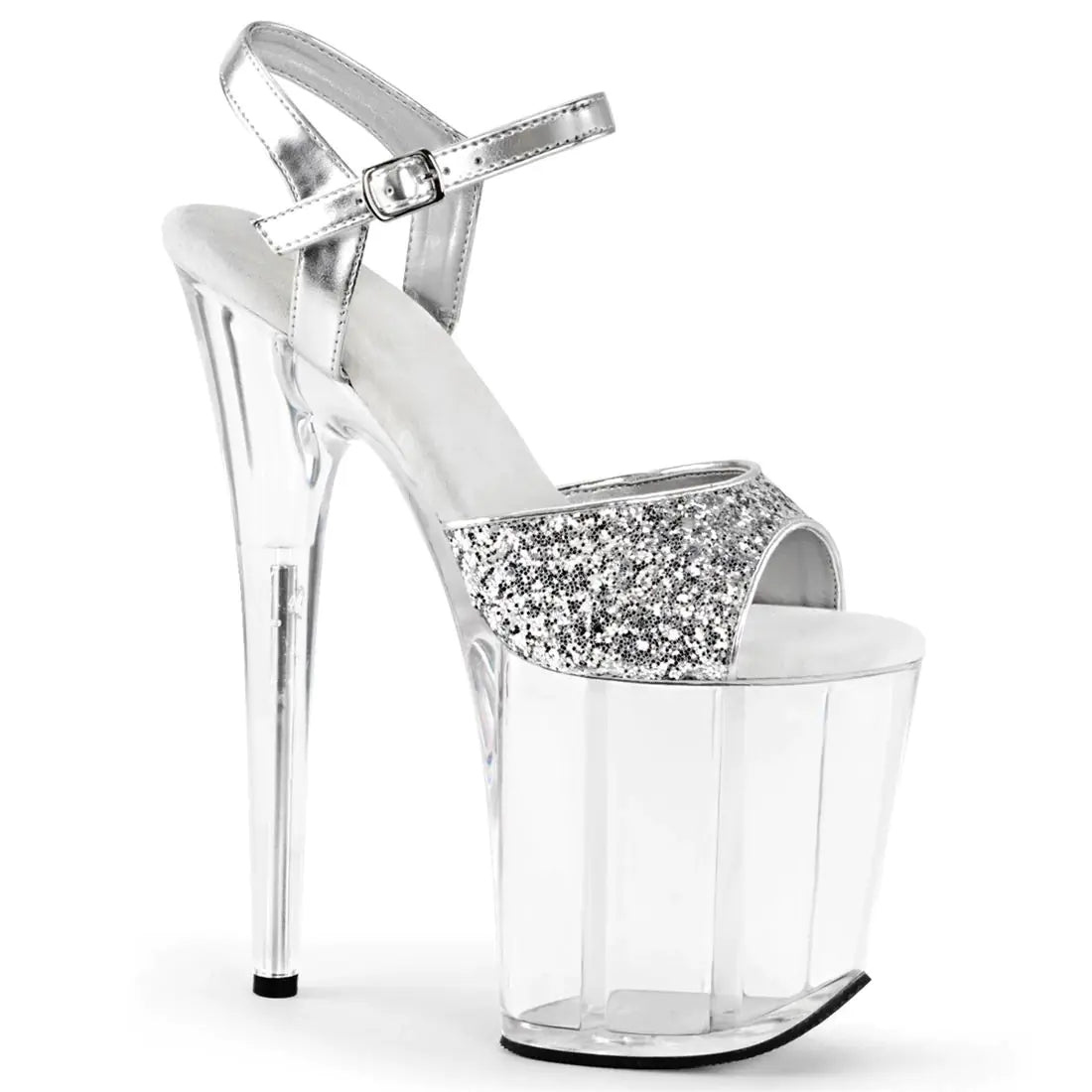 Summer 2019 Silver Sequin High Heel Sandals (20cm)
