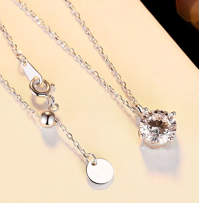 Elegant 925 Sterling Silver Women's Necklace