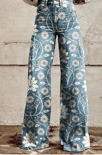 Aurelia Retro Flared Trousers for Women (Single Piece)