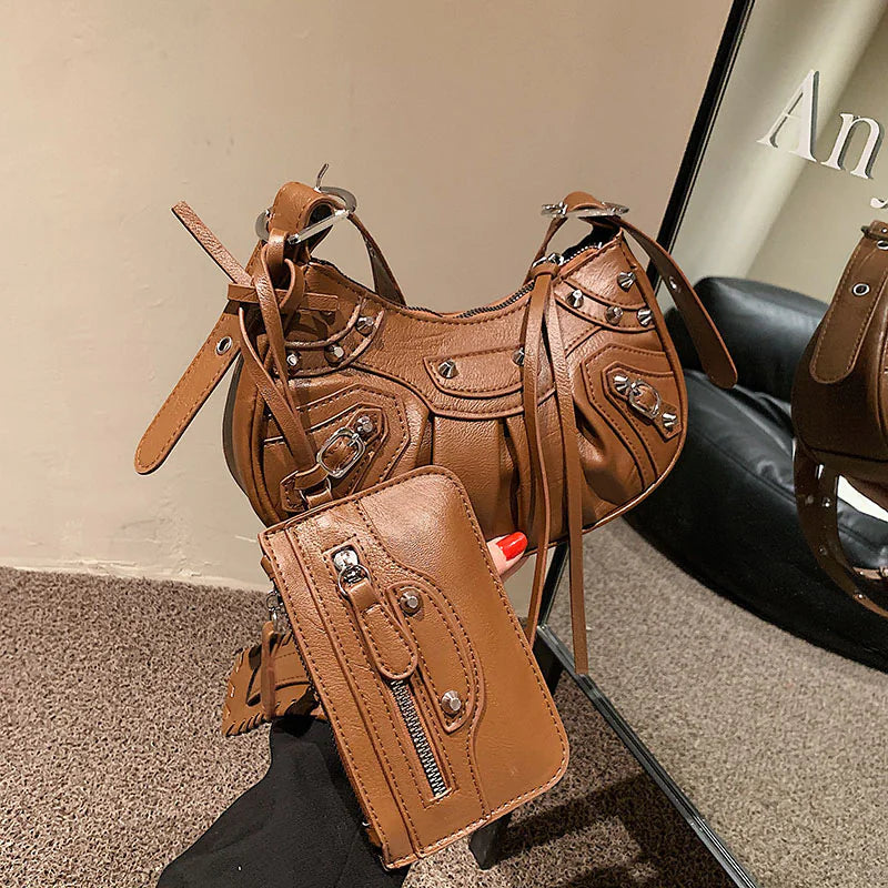 Rivet Locomotive Shoulder Bag
