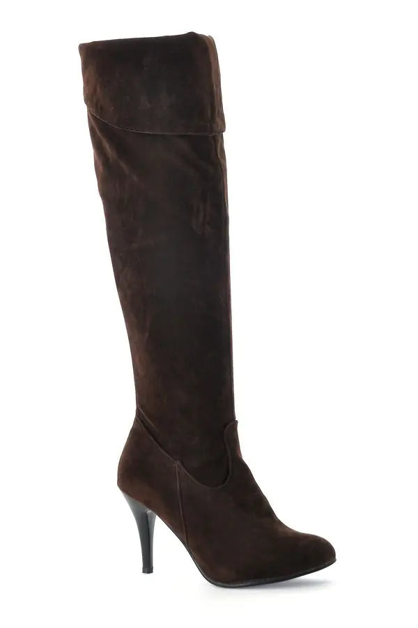 European American Stiletto Side Zipper High-Heel Boots