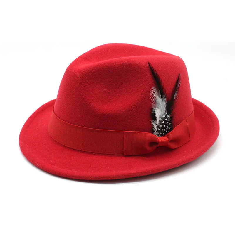 Billycock Feather Fur Felt Hat
