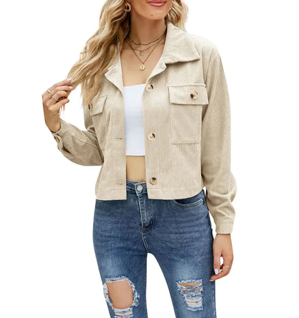 Women's Corduroy Short Jacket