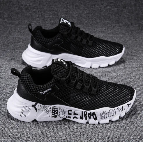 Men's Summer Breathable Casual Sneakers - Korean Style