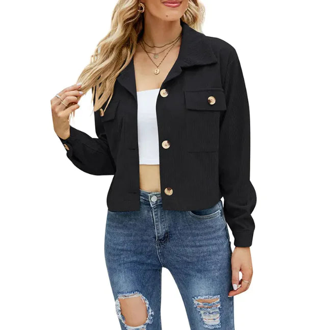 Women's Corduroy Short Jacket