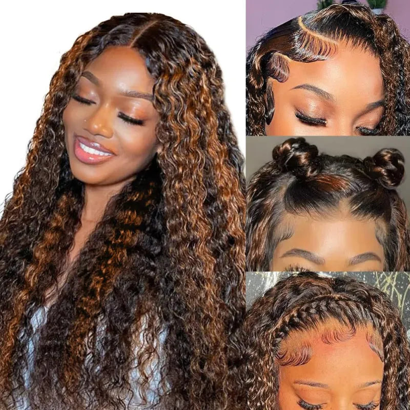 Front Lace curly Synthetic Wig
