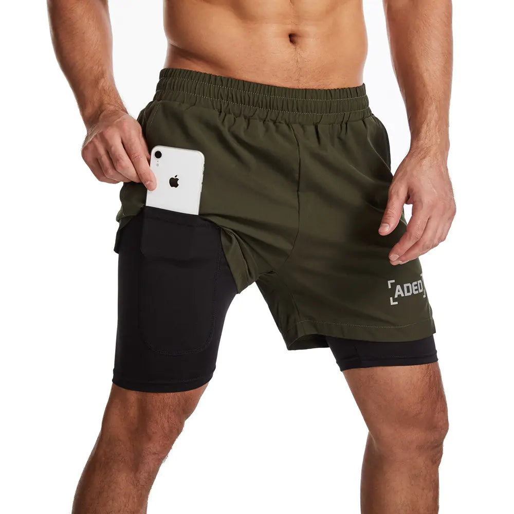 Quick-Dry Muscle Sports Shorts