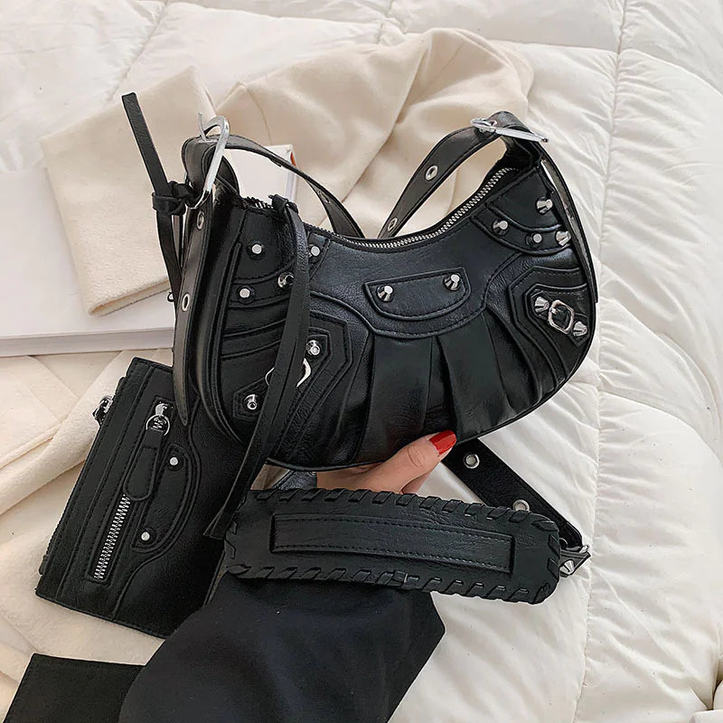 Rivet Locomotive Shoulder Bag