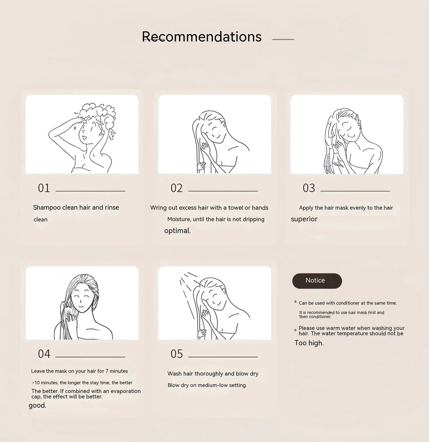 Repair Dryness And Improve Restlessness With Baking Oil Cream To Soften Essential Oil Hair Mask