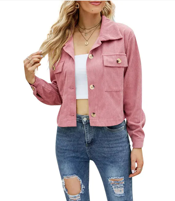 Women's Corduroy Short Jacket