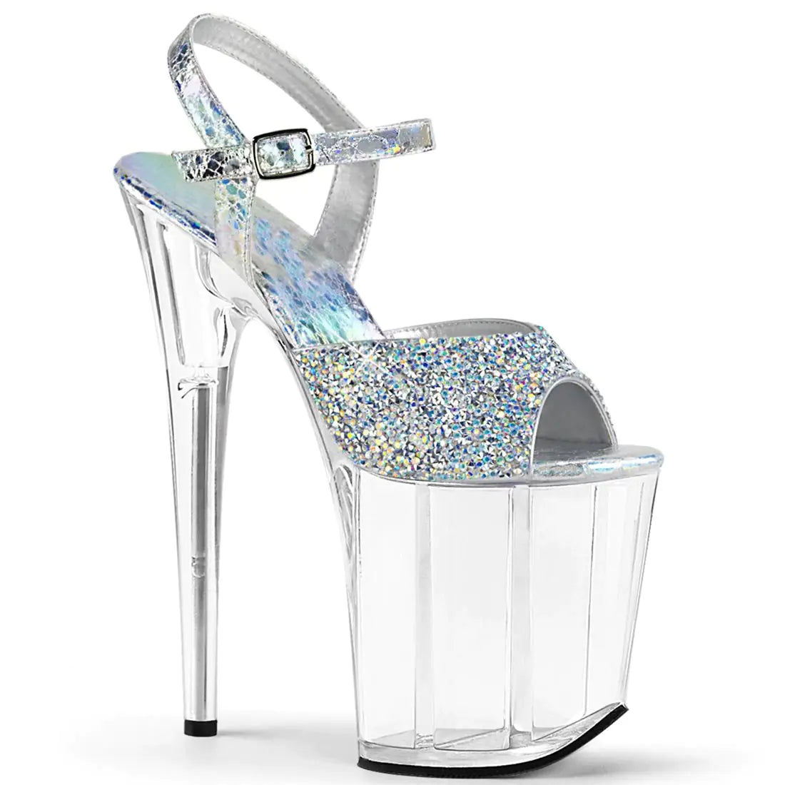 Summer 2019 Silver Sequin High Heel Sandals (20cm)