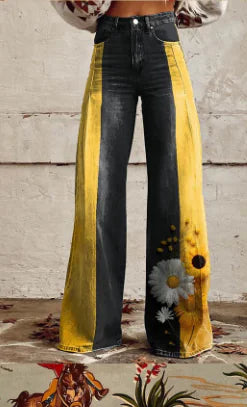 Aurelia Retro Flared Trousers for Women (Single Piece)