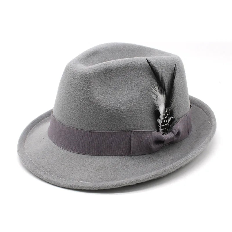 Billycock Feather Fur Felt Hat