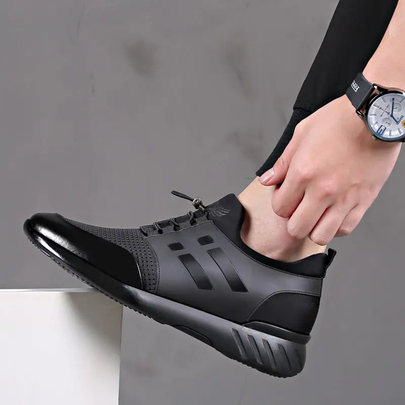 2022 Men's Shoes Quality Lycra+ Cow Leather Shoes Brand