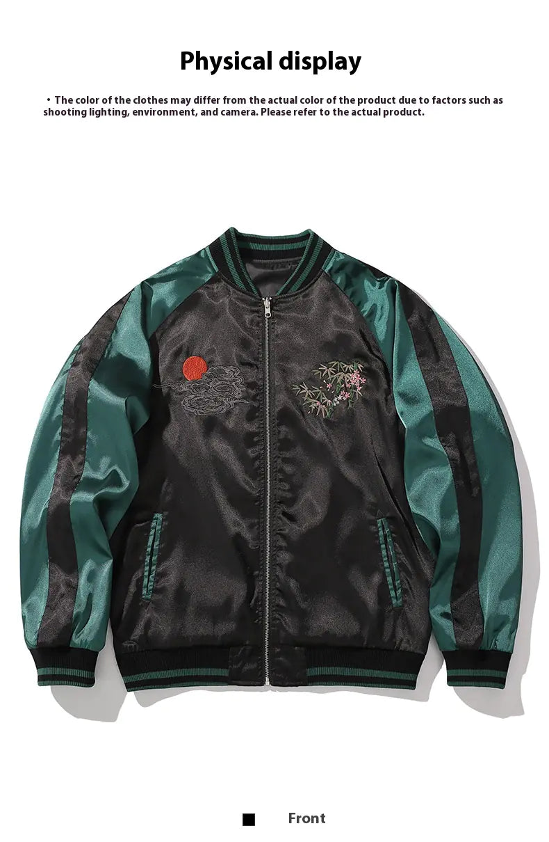 Tiger Mountain Embroidery Special National Style Chinese Fashion Fall Jacket Coat