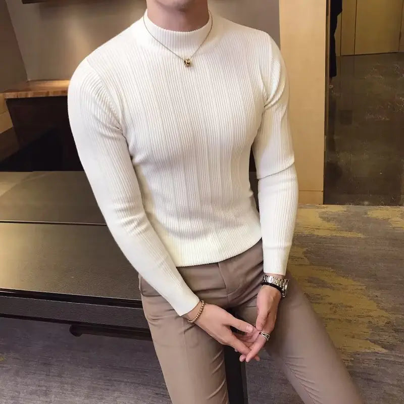 Long Sleeve Bottoming Shirt for Fall Wear