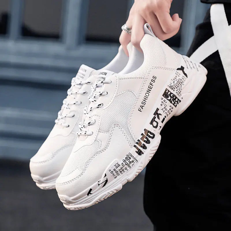 Men's Summer Breathable Casual Sneakers - Korean Style