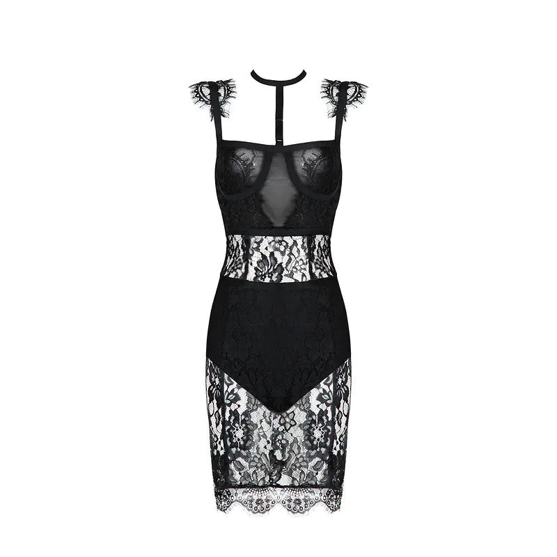 Perspective Dress, Spaghetti Strap Dress, Dress