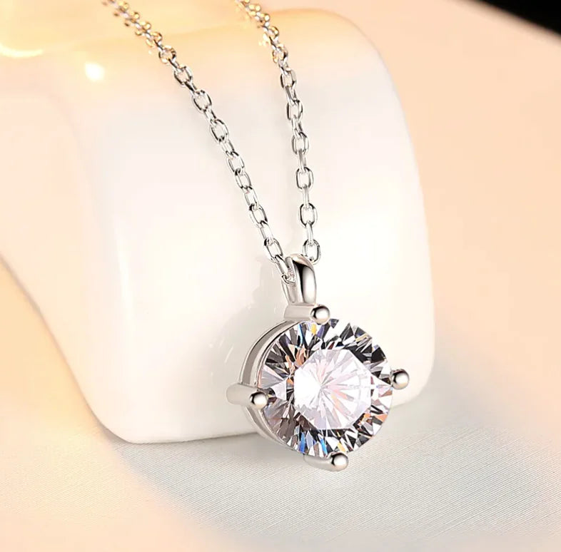 Elegant 925 Sterling Silver Women's Necklace