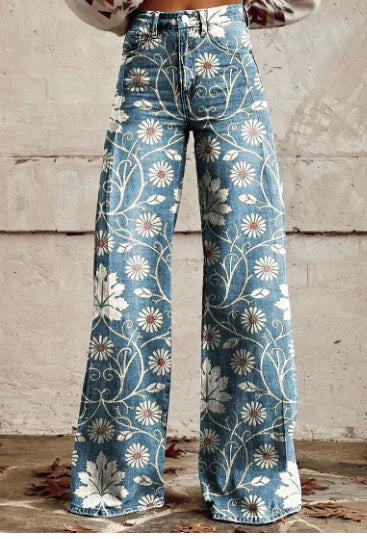 Aurelia Retro Flared Trousers for Women (Single Piece)