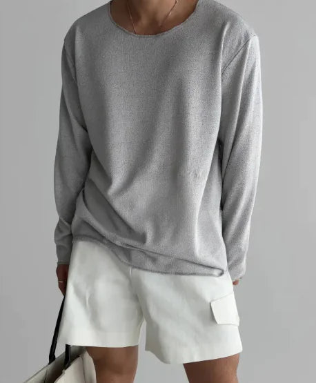 Men's Lightweight Breathable Knit T-shirt