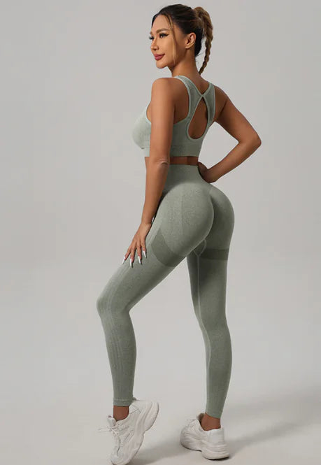 Nylon Backless Yoga Set
