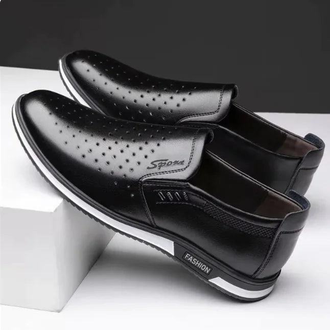 Men's Breathable Leather Casual Shoes