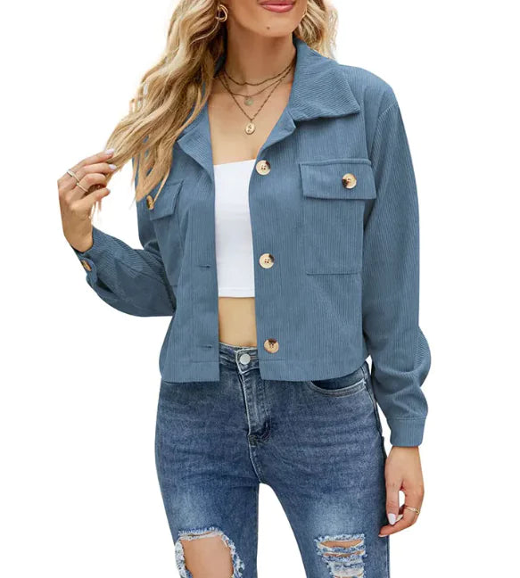 Women's Corduroy Short Jacket
