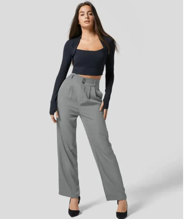 Women's Elegant Polyester Pants