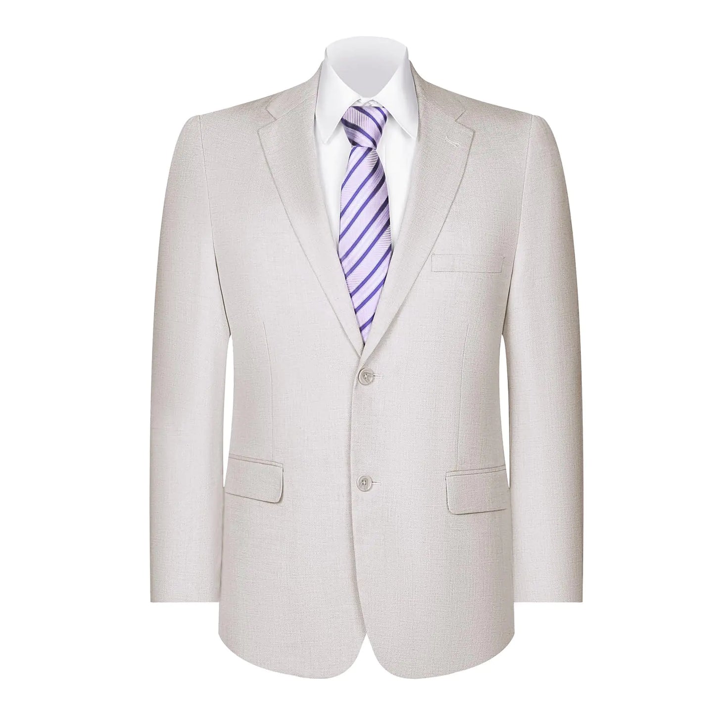Teemlanny Mens Blazer Mordern Fit Sport Coats Two Buttons Notched Lapel Solid Summer Suit Jackets Dove Grey