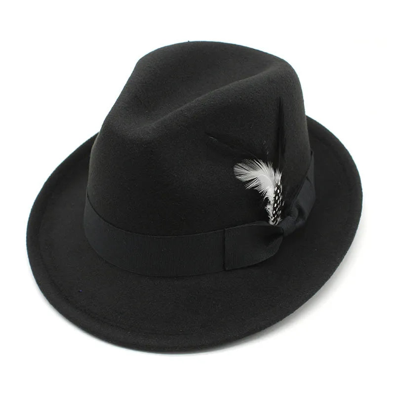 Billycock Feather Fur Felt Hat