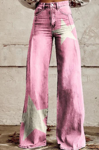 Aurelia Retro Flared Trousers for Women (Single Piece)