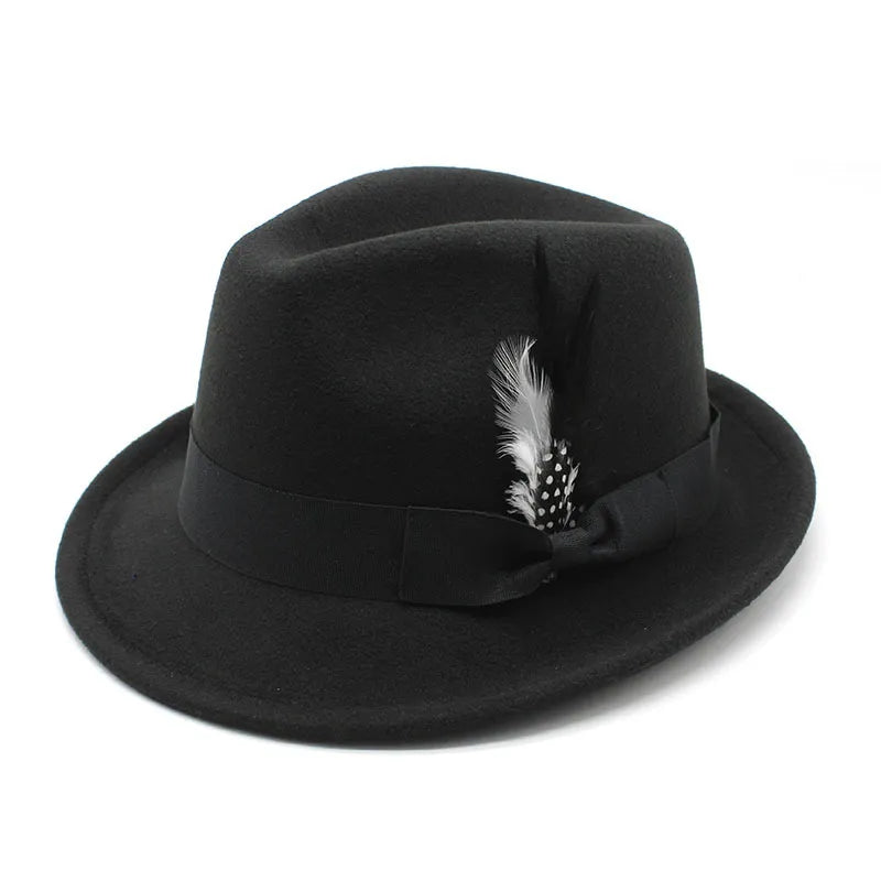 Billycock Feather Fur Felt Hat