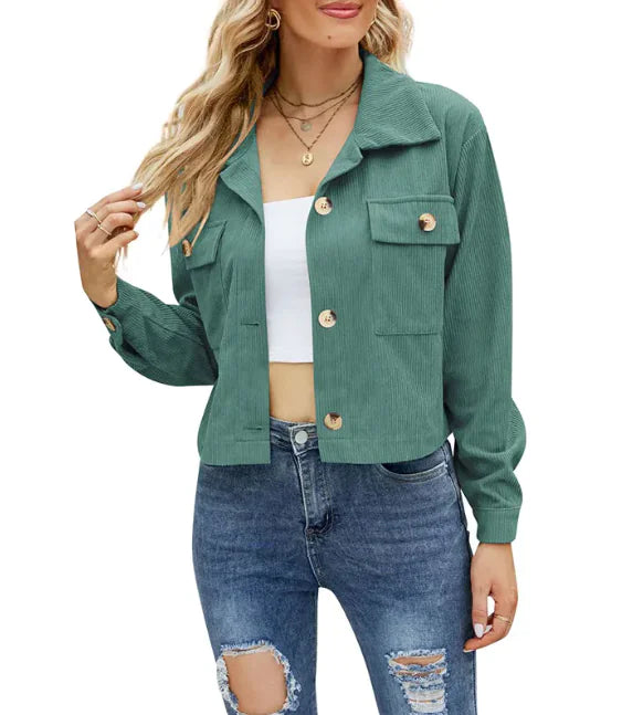 Women's Corduroy Short Jacket