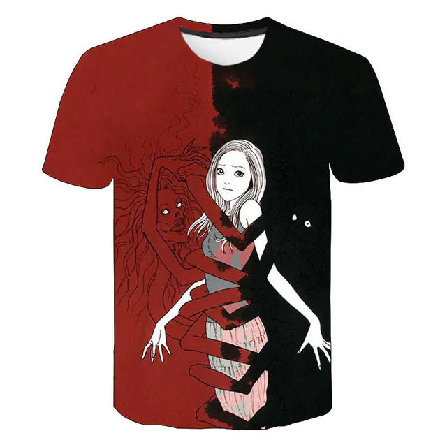 Funny Casual Skull Graphic T-Shirts for Men - Oversized