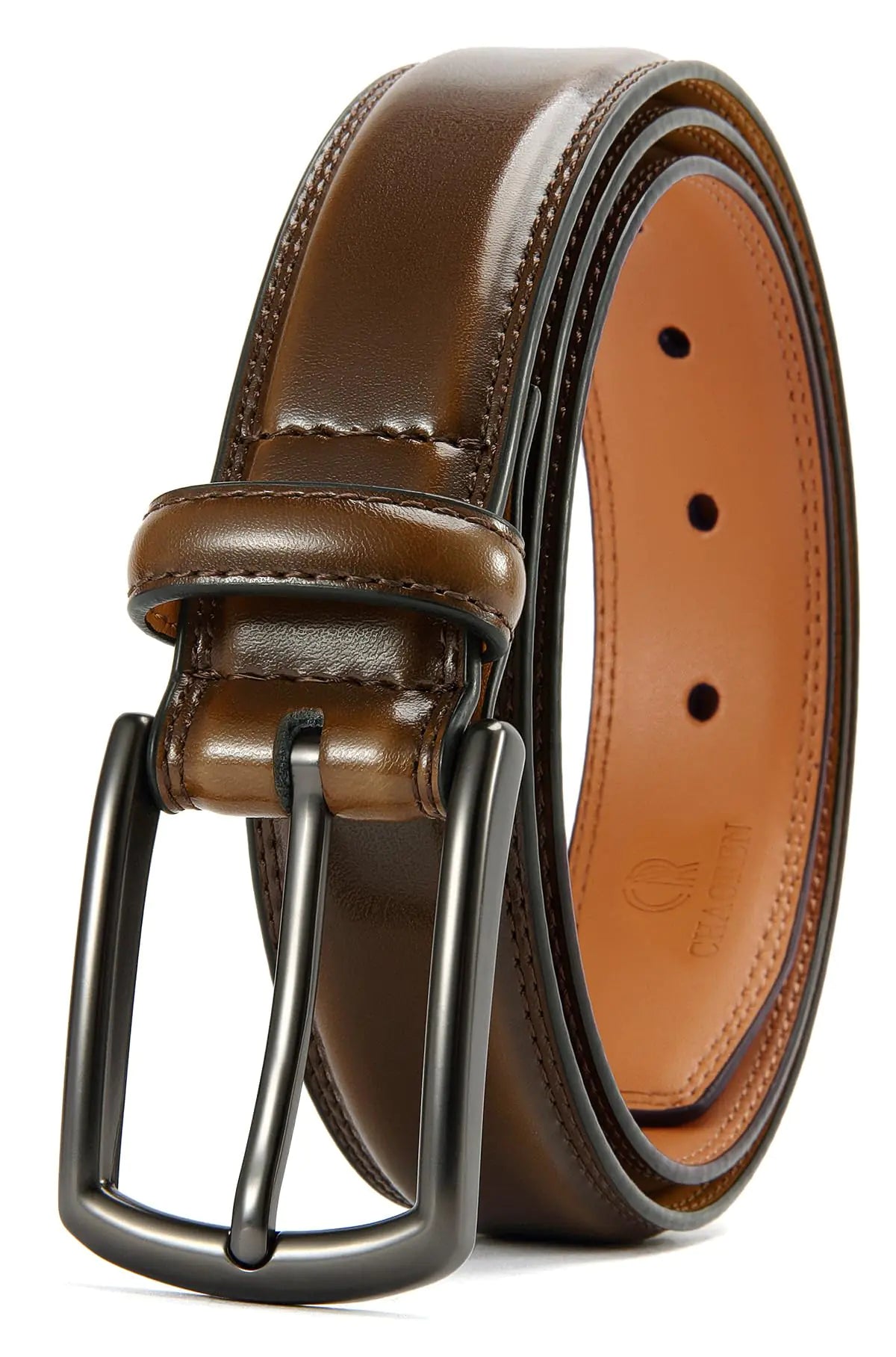 CHAOREN Mens Belts Leather for Gift Men - Mens Dress Belts Casual for Jeans Shoes