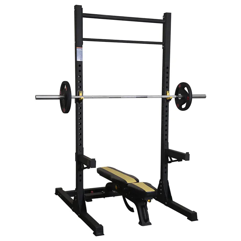 Multi-Functional Home Gym Weight Bench and Squat Rack