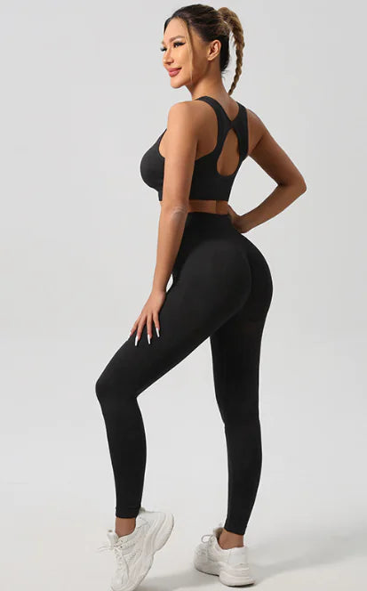 Nylon Backless Yoga Set