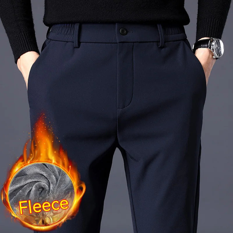 Men's Fleece-Lined Slim Pants