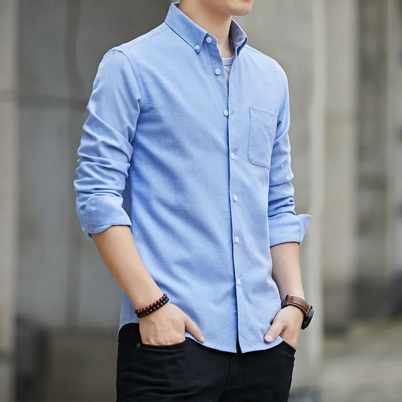 Modern Slim Lapel Long Sleeve