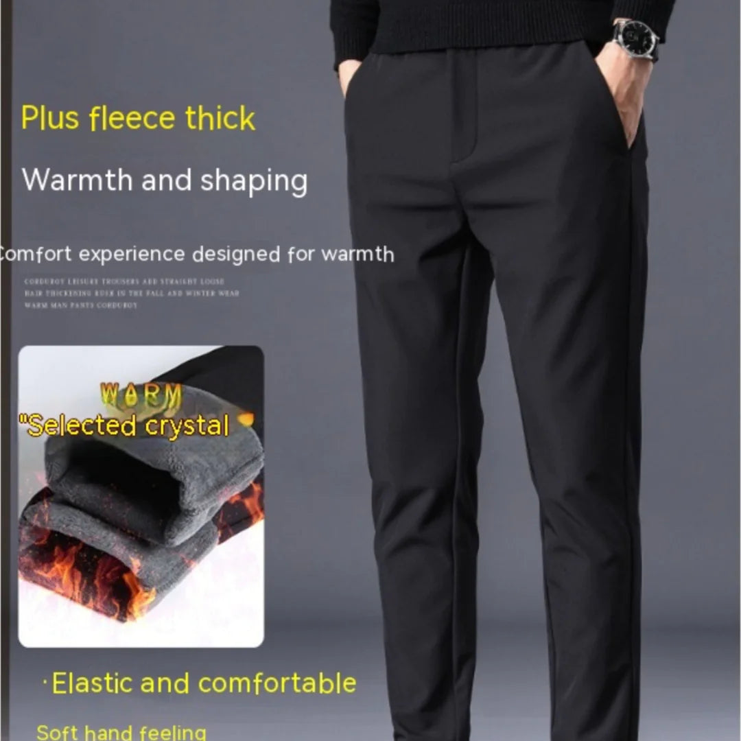 Men's Fleece-Lined Slim Pants