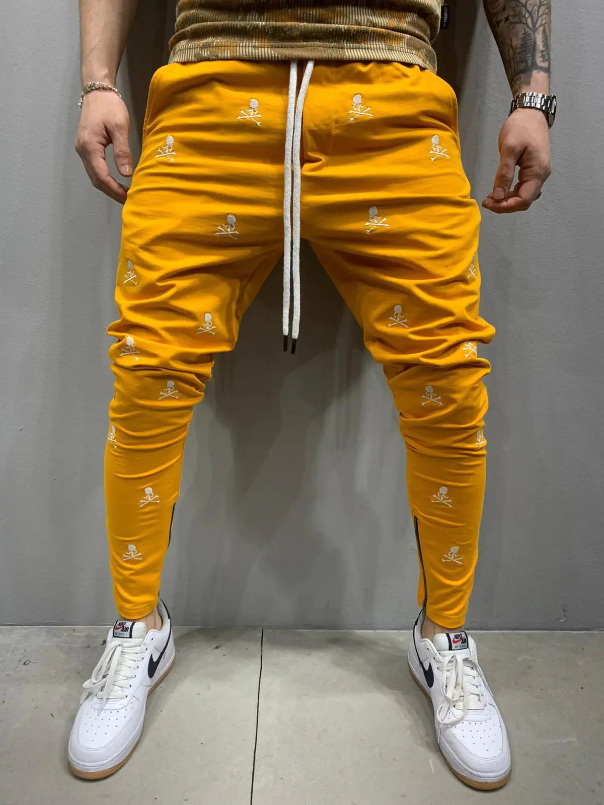 Men's Fitness Sweatpants in Hip Hop Color Design
