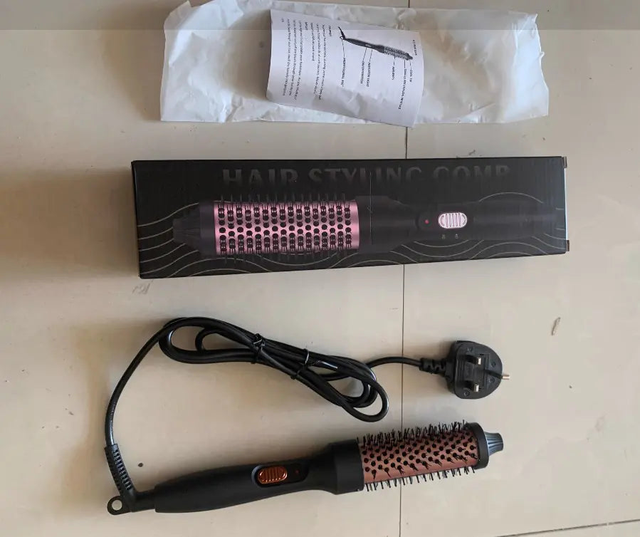 2-in-1 Thermal Brush for Volume and Curls (Single Item)