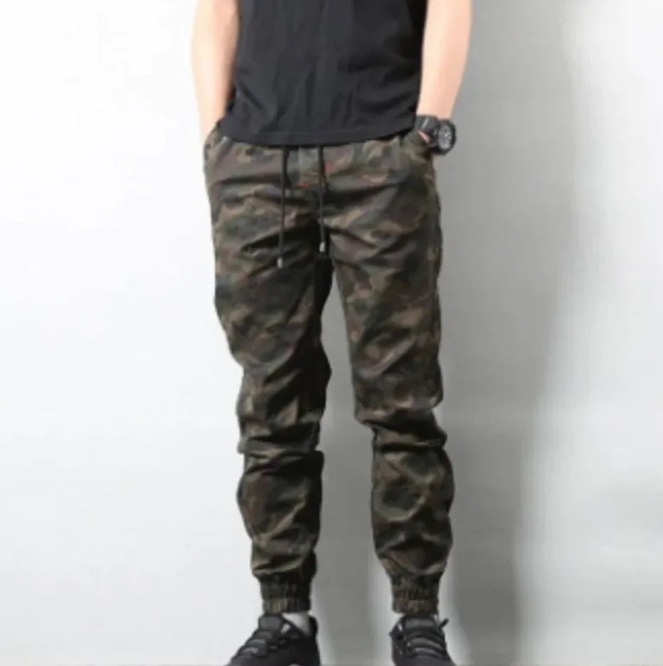 Retro Camo Streetwear Pants