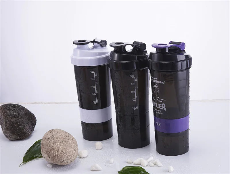 Three-Layer Protein Shake Blending Cup