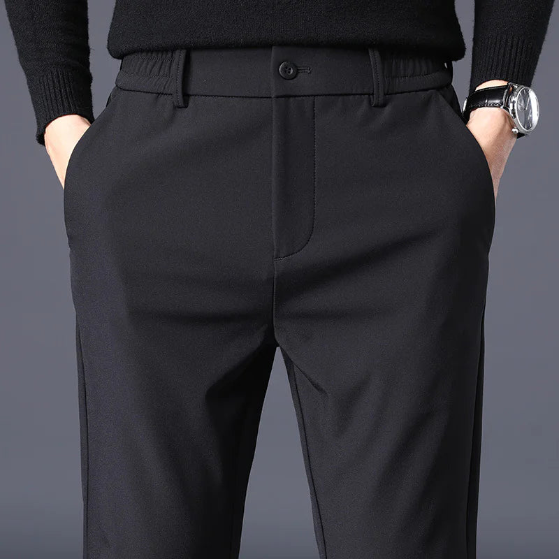 Men's Fleece-Lined Slim Pants